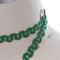 2 Yards 3/8 Inch Green and Gold Gimp Trim for Drapes Pillows Upholstery and Décor Projects
